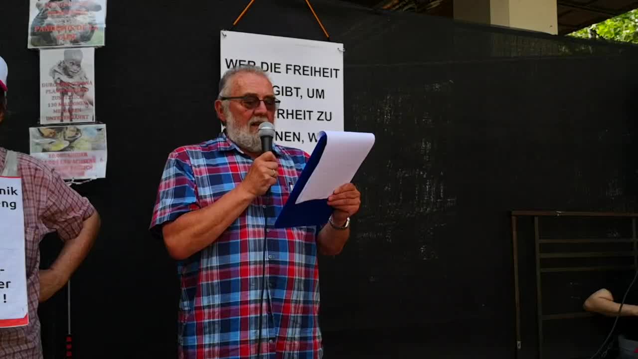 Demo Luxemburg mit Gastredner Rainer Rupp am 19.06.2021