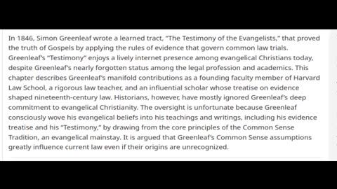 Prof Simon Greenleaf