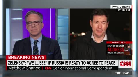 CNN interviews Ukrainian President amid new Russian attacks