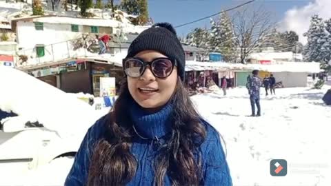 Snow Fall at Nainital,INDIA
