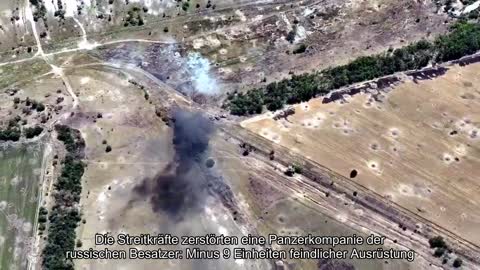 The Armed Forces destroyed a tank company of the Russian occupiers: Minus 9 units of enemy equipmen