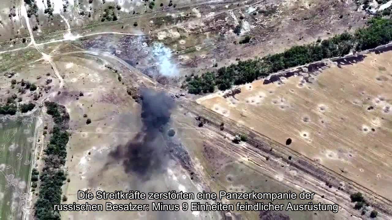 The Armed Forces destroyed a tank company of the Russian occupiers: Minus 9 units of enemy equipmen