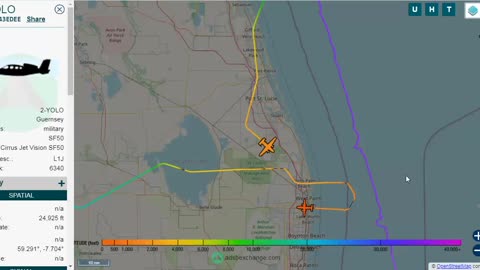 Mar a Lago Again! PAT64A To Trump VIPs & Algerian Q Planes at UAE