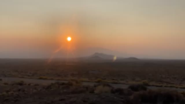 Sunset Tonopah Nevada