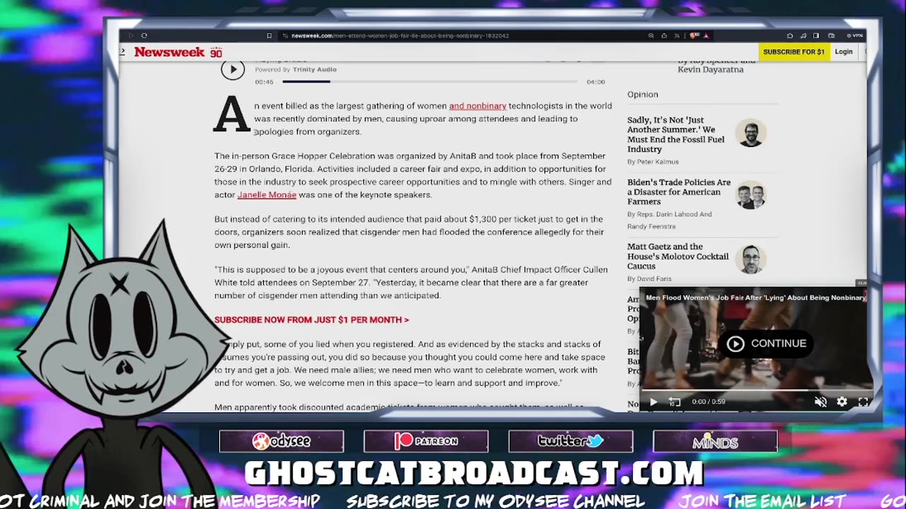 GhostCat BroadCast: Weird News 10/4/2023