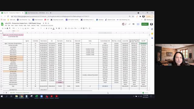 EXP with Ashley 9-27-2021- Going over the numbers