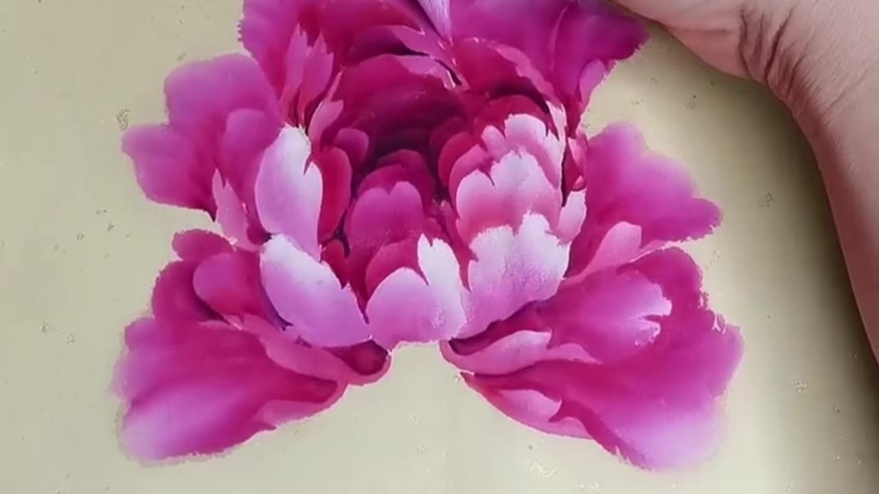 Art a blooming flower