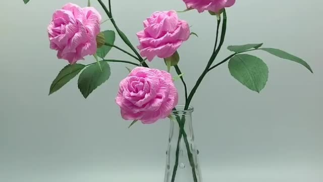 This paper out of the manual flower, the tutorial is very simple