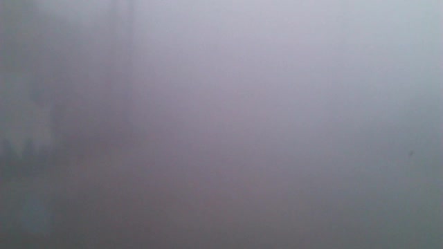 Drive in Fog at mornig