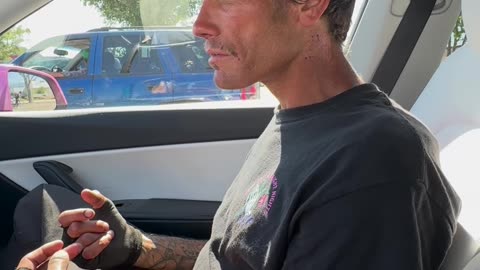 Millionaire blessed homeless who was surviving cleaning cars