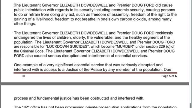 Arrest the Lieutenant Governor of Ontario immediately - part 4 of 5