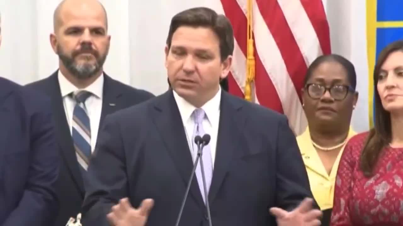 Gov. DeSantis: "Some people will say, 'Oh they're hypocrites.