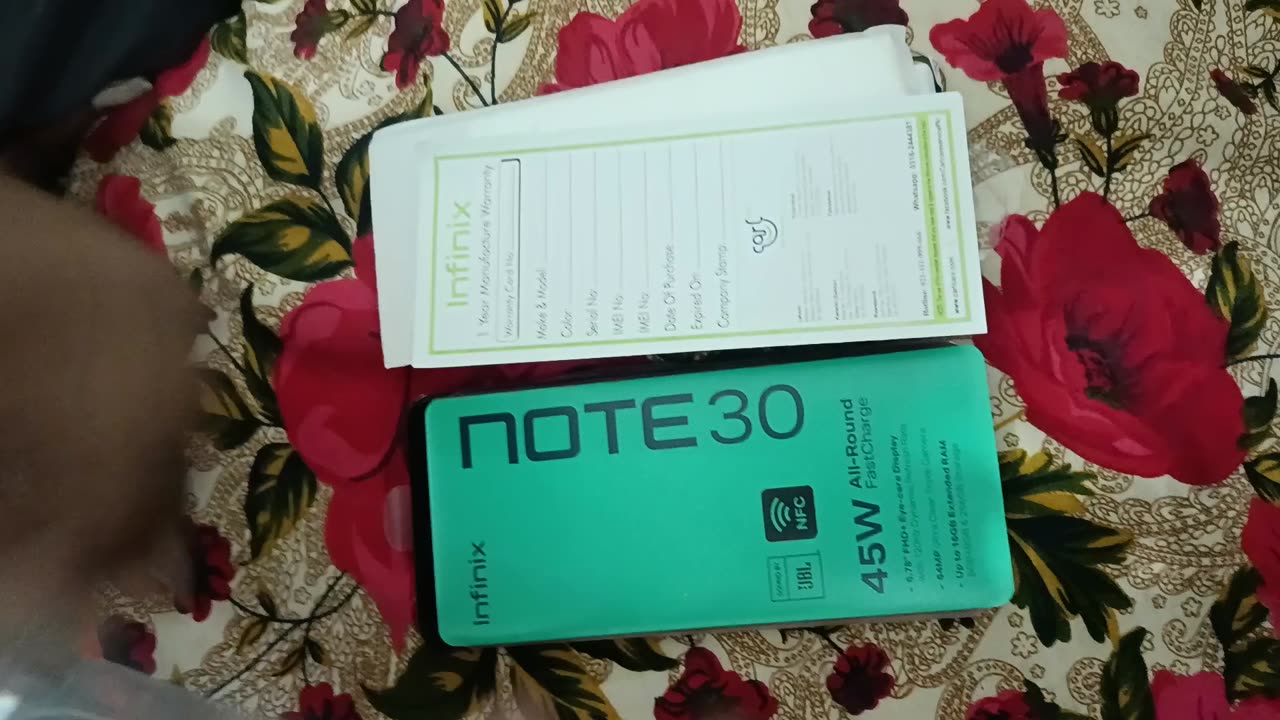 Infinix Note 30 unboxing