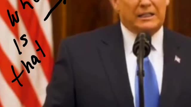 Ghost Behind Donald Trumps Farwell Speech