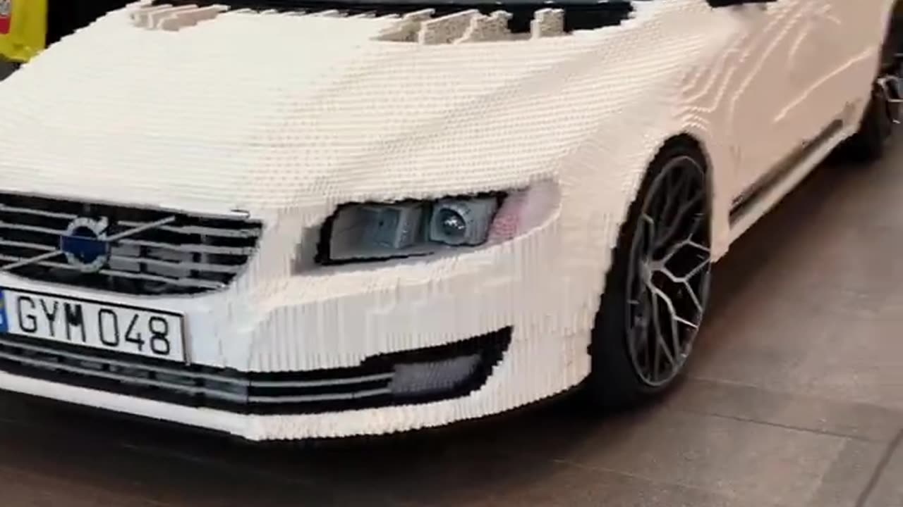 A Life-Sized Car Made Of 200,000 Lego Bricks