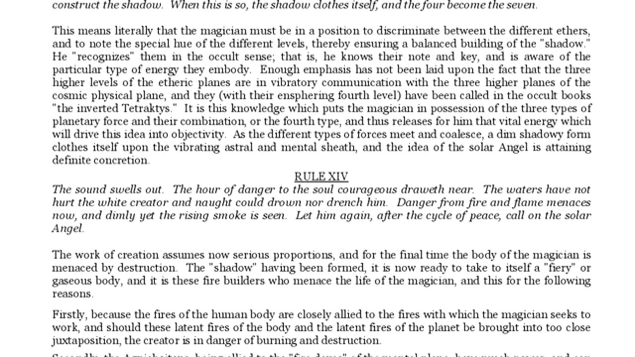 Treatise on Cosmic Fire - Part 21