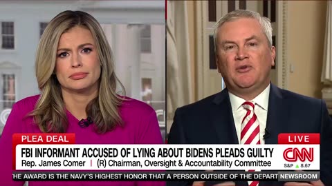 CNN confronts James Comer after witness pleads guilty to lying about Biden bribery