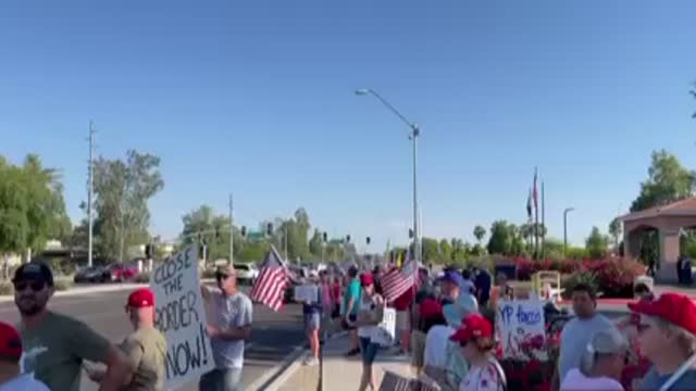 SCOTTSDALE AZ: Patriots Protest ILLEGAL IMMIGRANT HOTEL. AGAIN.