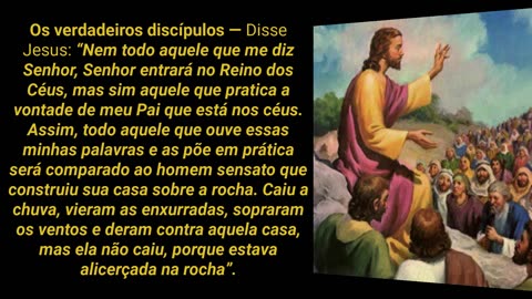 Evangelho da Quinta-feira da 12ª Semana do Tempo Comum - Ano A Mt 7, 21-29