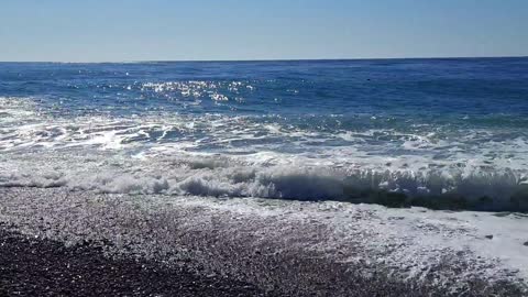 Russian sea in October