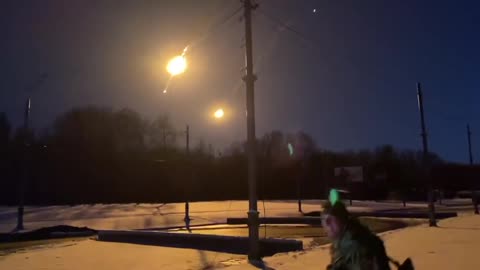 a Russian fighter was shot down over Kharkov