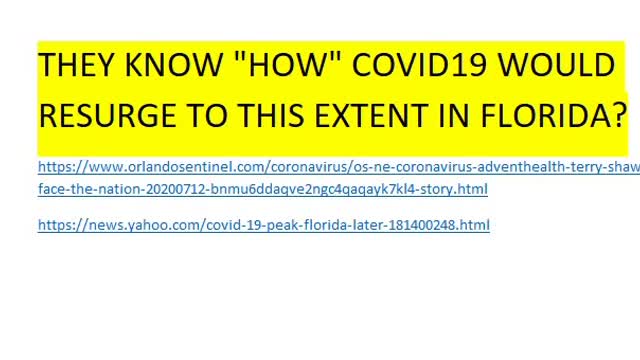 FL woman warns of Covid19 surge?