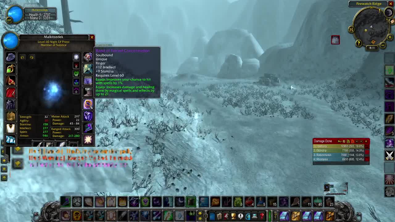 World of Warcraft Classic Shadow Priest Molten Core Raid Action