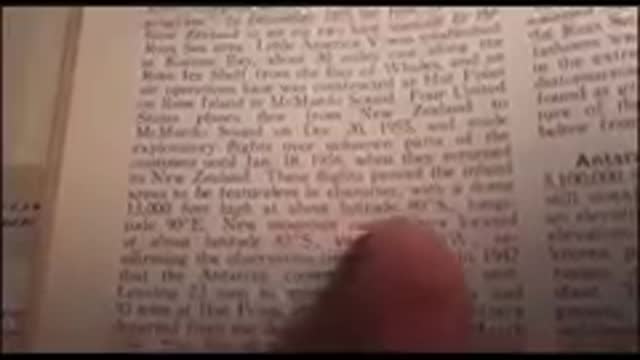 Encyclopedia references earth's dome in 1958