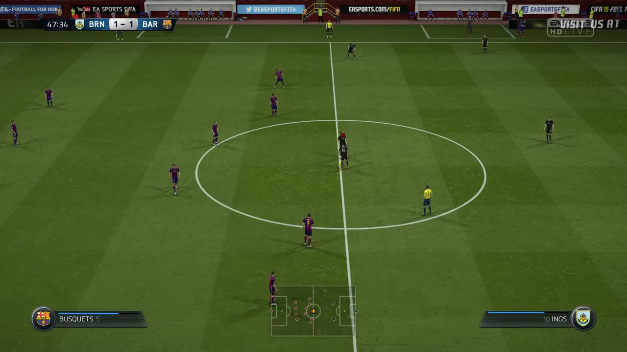 Fifa half pitch goal