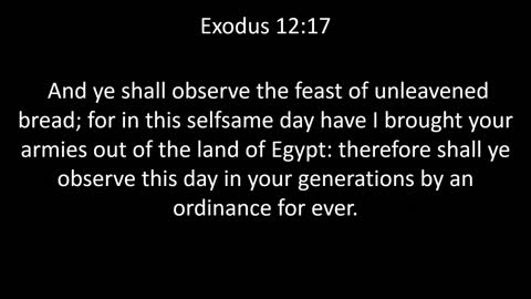 KJV Bible Exodus Chapter 12