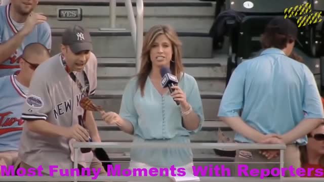 Most funny moment in sports ground between player and reporter