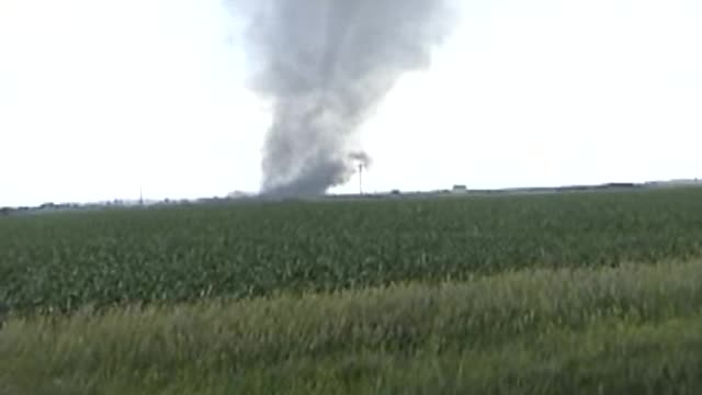 Up close view of a tornado