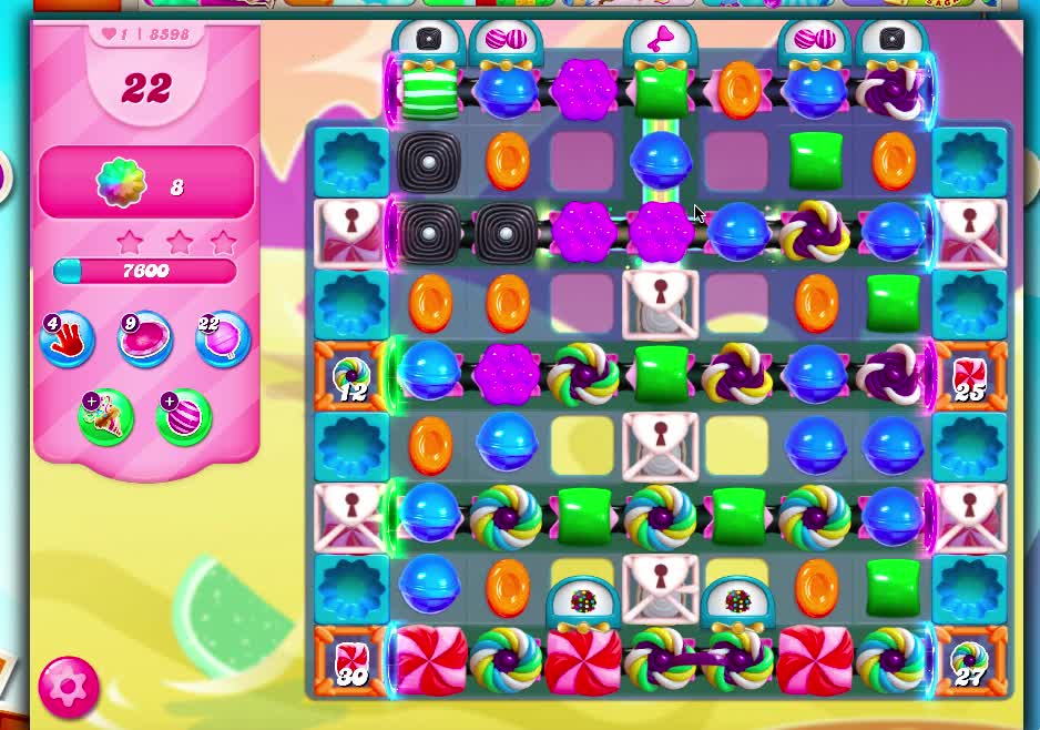 Candy Crush Level 8598 (No Boosters) released 1/21/21