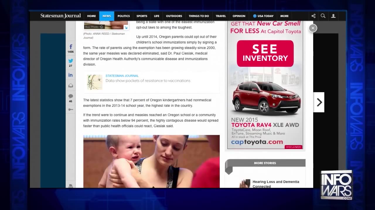 Nurse Witnessed Vaccines Killing Babies infowars 2015