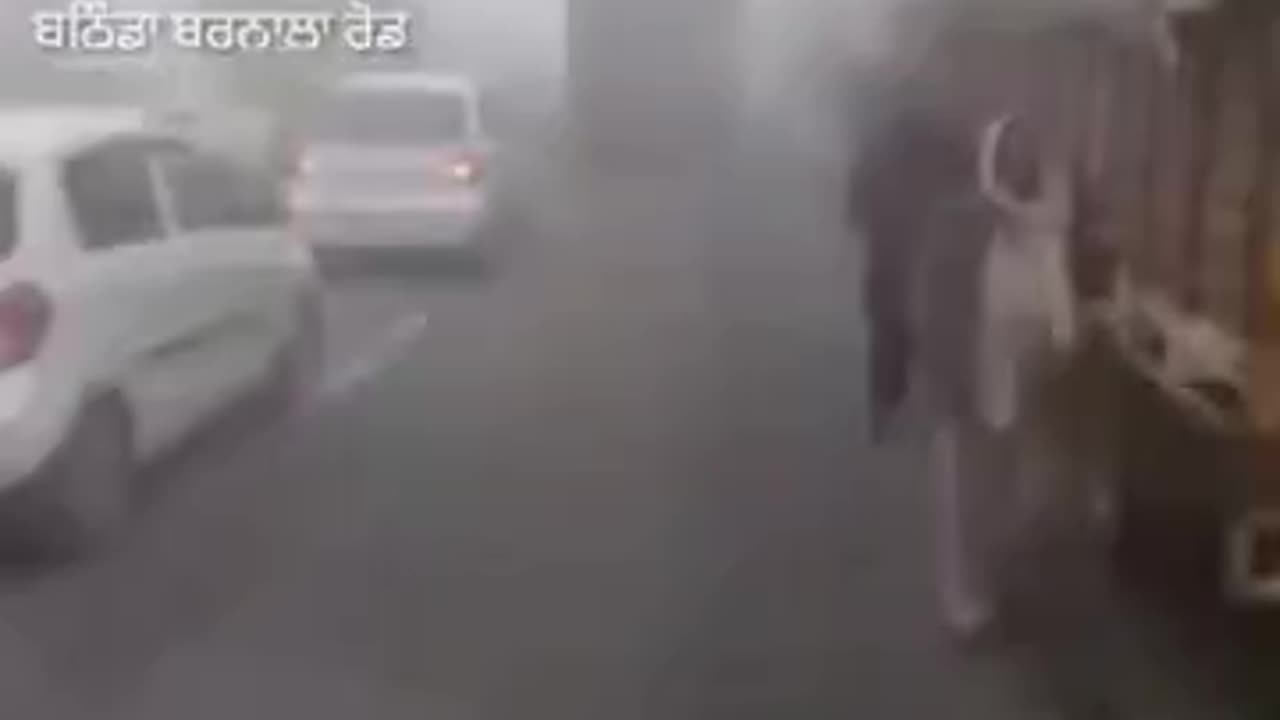Highway Fogg accident//