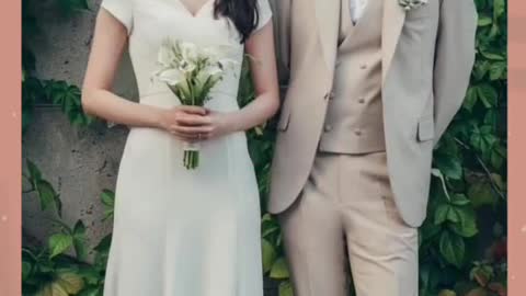 Lovely wedding photos of YoonA and Lee Jong Suk from 'Big Mouth' revealed