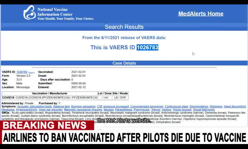 Vaccini e sicurezza nazionale: No vaccini ai piloti di aereo, svengono in volo