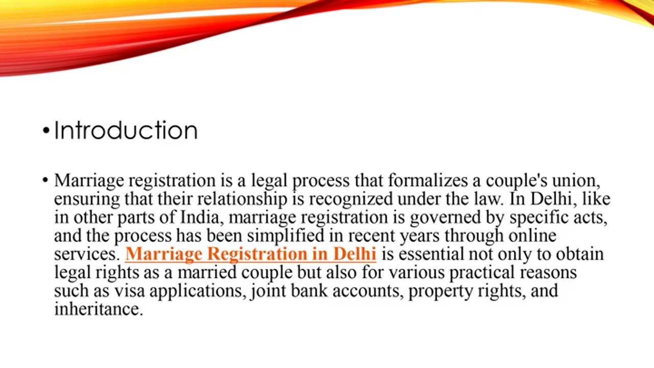 Marriage Registration in Delhi: A Comprehensive Guide