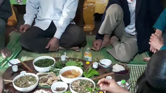 they drink and talk to each other