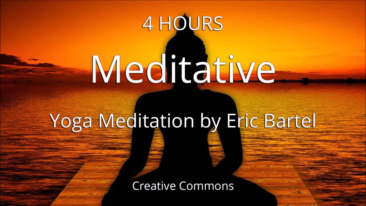 4 Hour Meditation Video for Yoga Sessions, Anxiety Relief, Falling Asleep