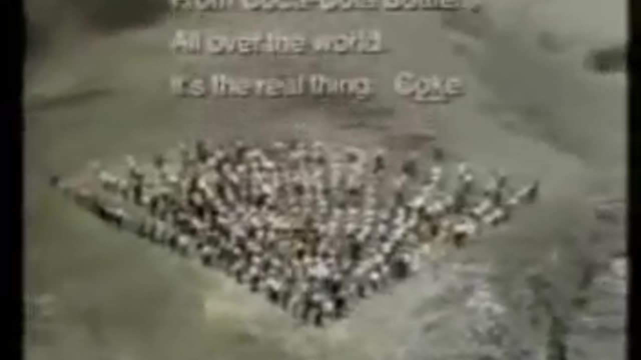 Classic Coca-Cola 1970's TV Commercial "I'd Like to Teach the World to Sing"