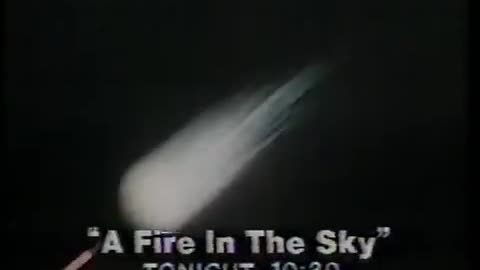 September 11, 1982 - Promo for WRTV Late Movie 'Fire in the Sky'