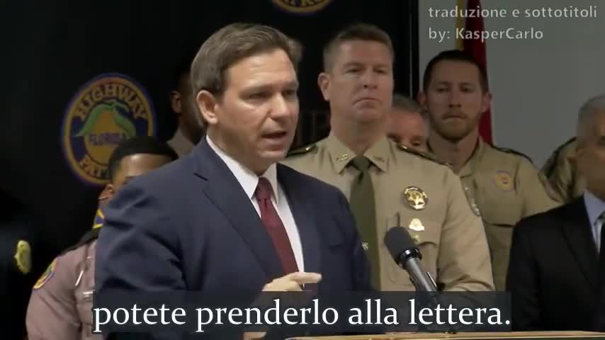 Il governatore della Florida, Ron De Santis: “In Florida non permetteremo che vi mettano in lockdown
