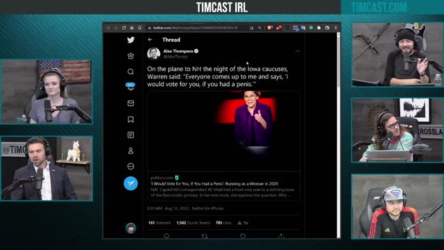 Timcast IRL - Elizabeth Warren's Penis & Hillary Clinton's Pickle Jar