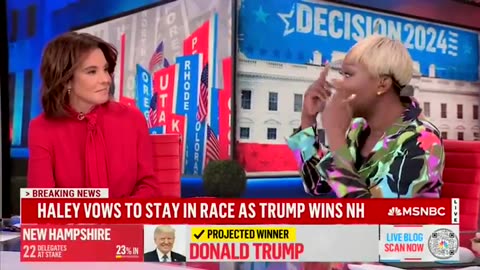 MSNBC's Joy Reid (Still Wearing A Trump Wig) Is Not Well