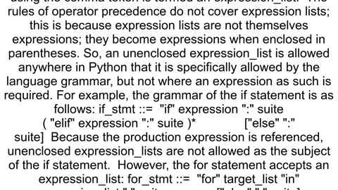 When are parentheses required around a tuple