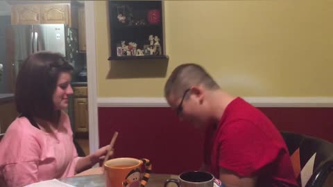 Kids Prank Each Other With Spoon Slap Joke