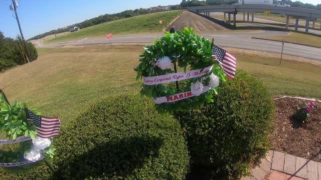 13 Wreaths for 13 soldiers