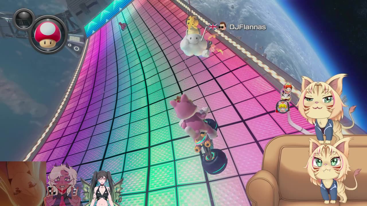 We're driving into the walls!