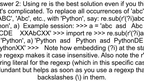 Case insensitivity in Python strings